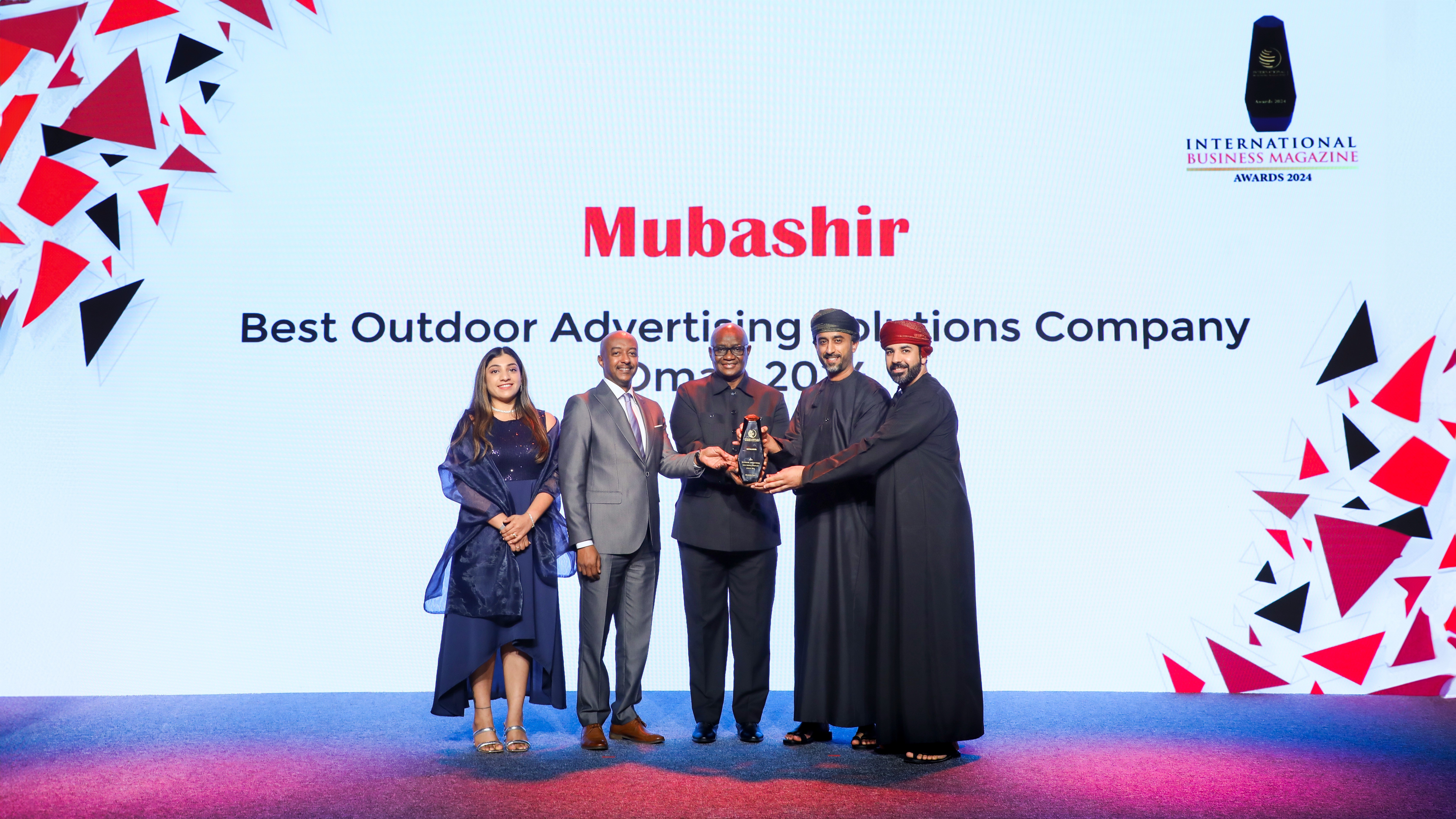 Mubashir Recognized as the, Best Outdoor Advertising Solutions in Oman  by International Business Magazine